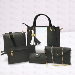 Luxury Ladies 5 Pcs Handbag Set