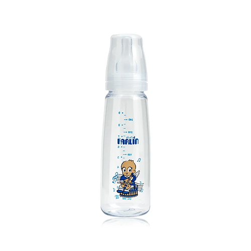 Farlin narrow-neck baby feeding bottle with musical boy print – Leather and Kids