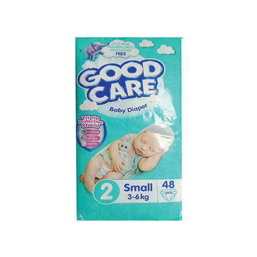 Good Care Baby Diaper size 2 small 3-6kg 48 count pack available at Leather and Kid