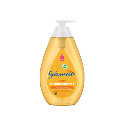 Leather and Kids Johnson's baby shampoo pump bottle, Spanish label 750ml