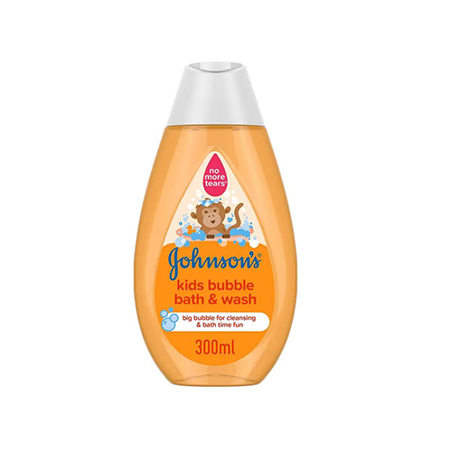 Leather and Kids Johnson's orange kids bubble bath and wash bottle, 300ml