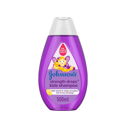 Leather and Kids Johnson's purple kids shampoo bottle with fairy illustration