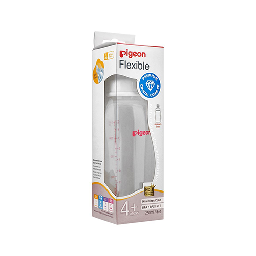 Pigeon Flexible Premium Crystal Clear PP baby bottle box, 250ml – Leather and Kids