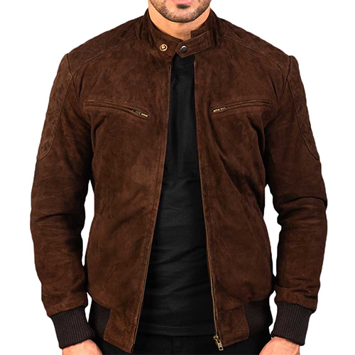 Suede Leather Jacket (Thumbnail) Suede Leather Jacket - Image 1