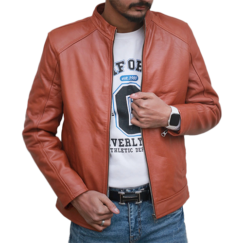 Tan Jacket Mens (Thumbnail) Tan Jacket Mens - Image 1